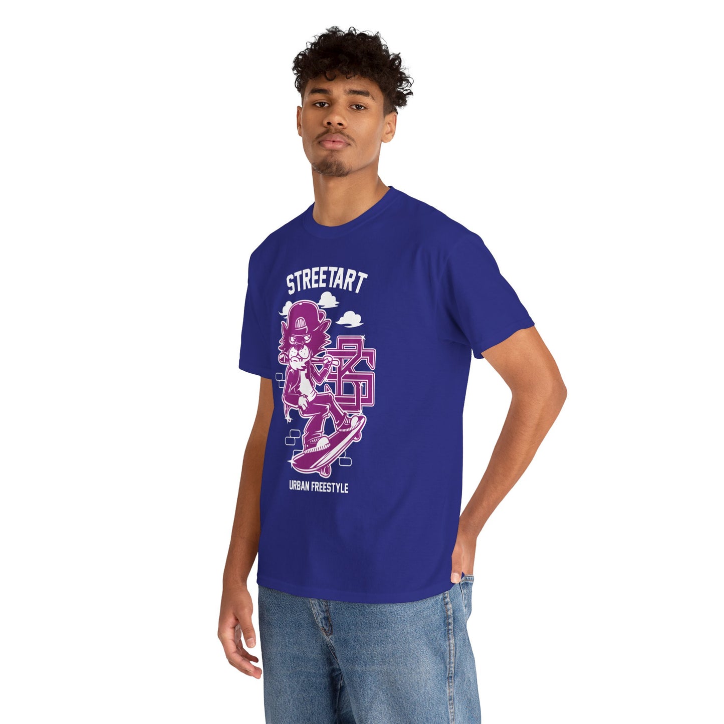Streetart Urban Style Unisex Heavy Cotton Tee | Trendy Graphic T-Shirt for Urban Fashion Lovers - ArtShirt Couture