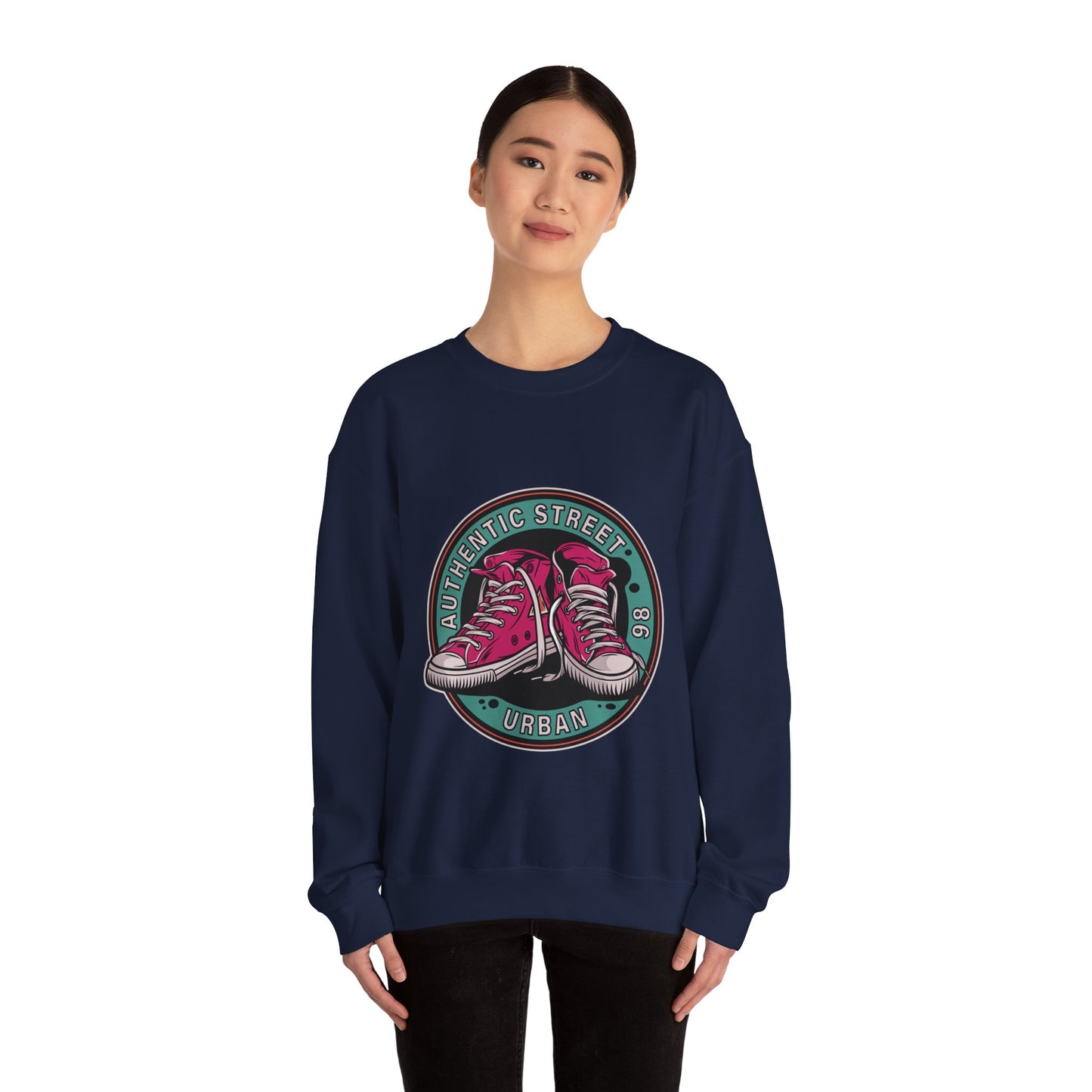 Streetwear Shoes Unisex Heavy Blend™ Sweatshirt | Stylish Graphic Sweatshirt for Sneaker Enthusiasts - ArtShirt Couture