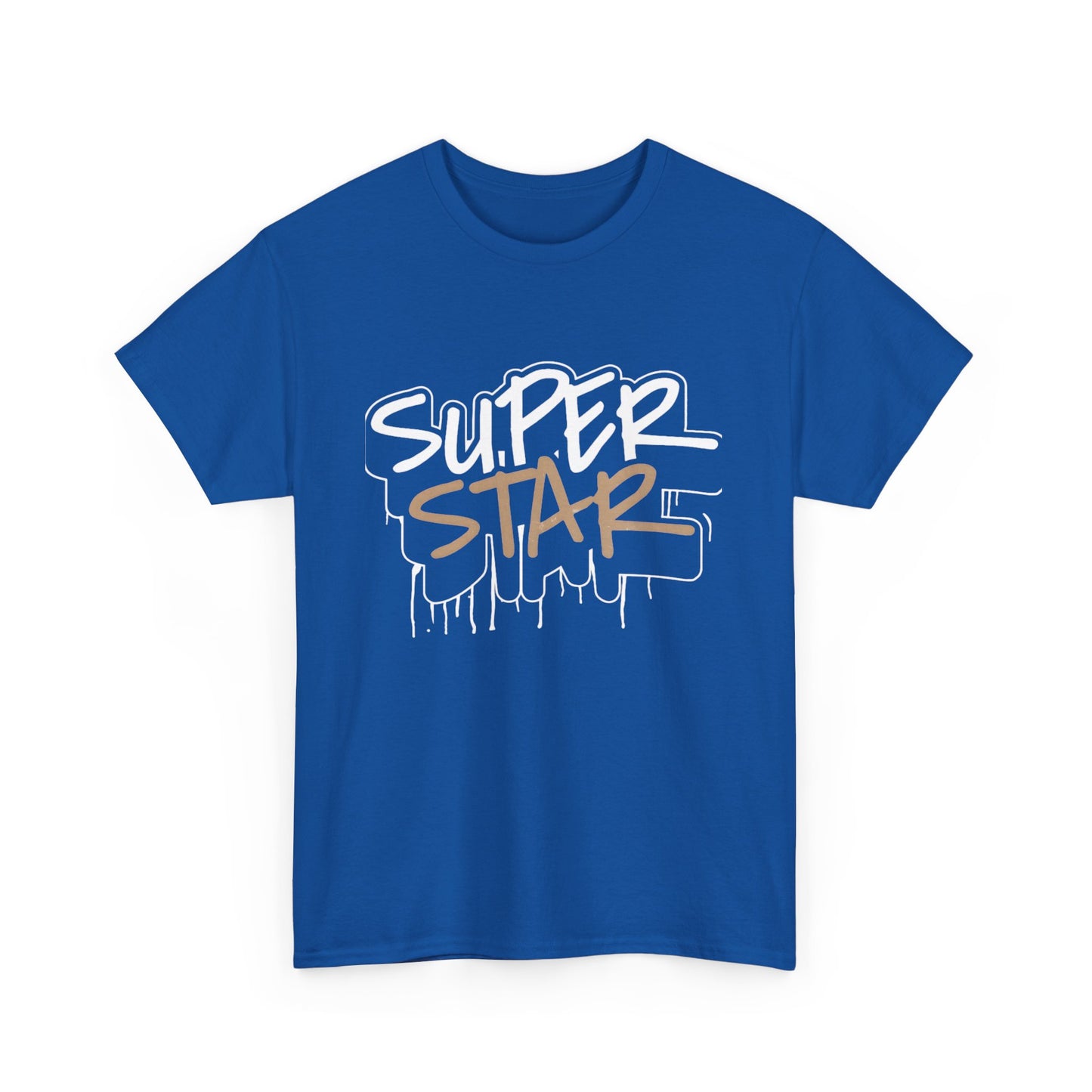Super Stars Unisex Heavy Cotton Tee | Casual and Stylish T-Shirt for All Ages - ArtShirt Couture