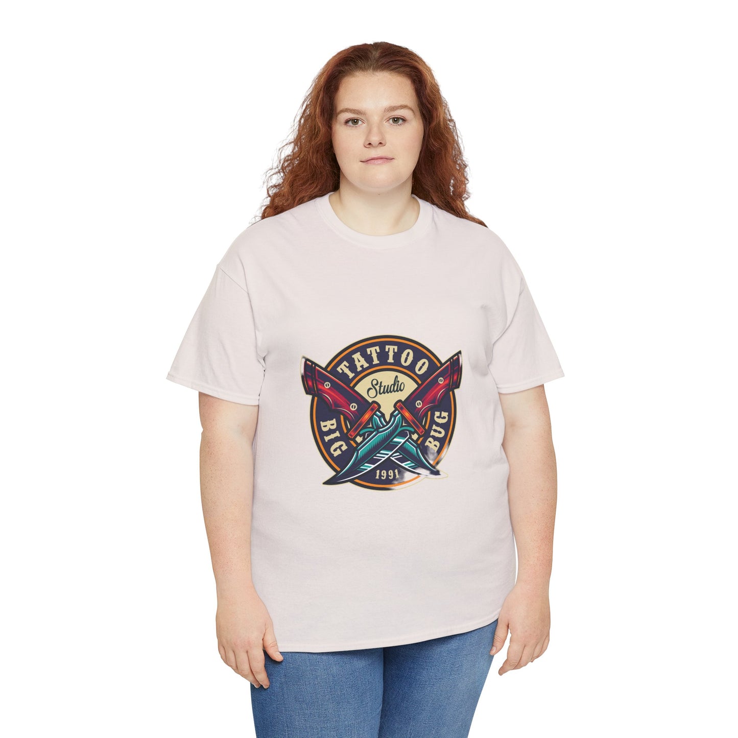 Tattoo Unisex Heavy Cotton Tee | Stylish Graphic T-Shirt for Tattoo Enthusiasts - ArtShirt Couture