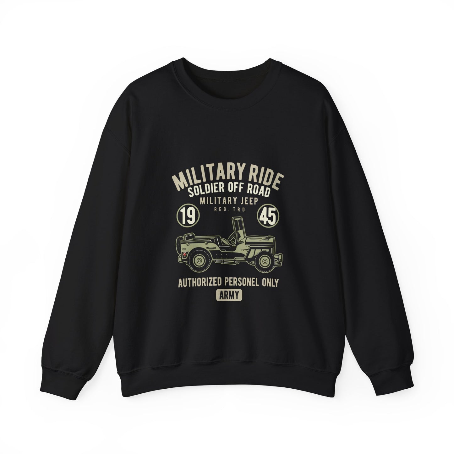 Military ride Unisex Heavy Blend™ Crewneck Sweatshirt - ArtShirt Couture