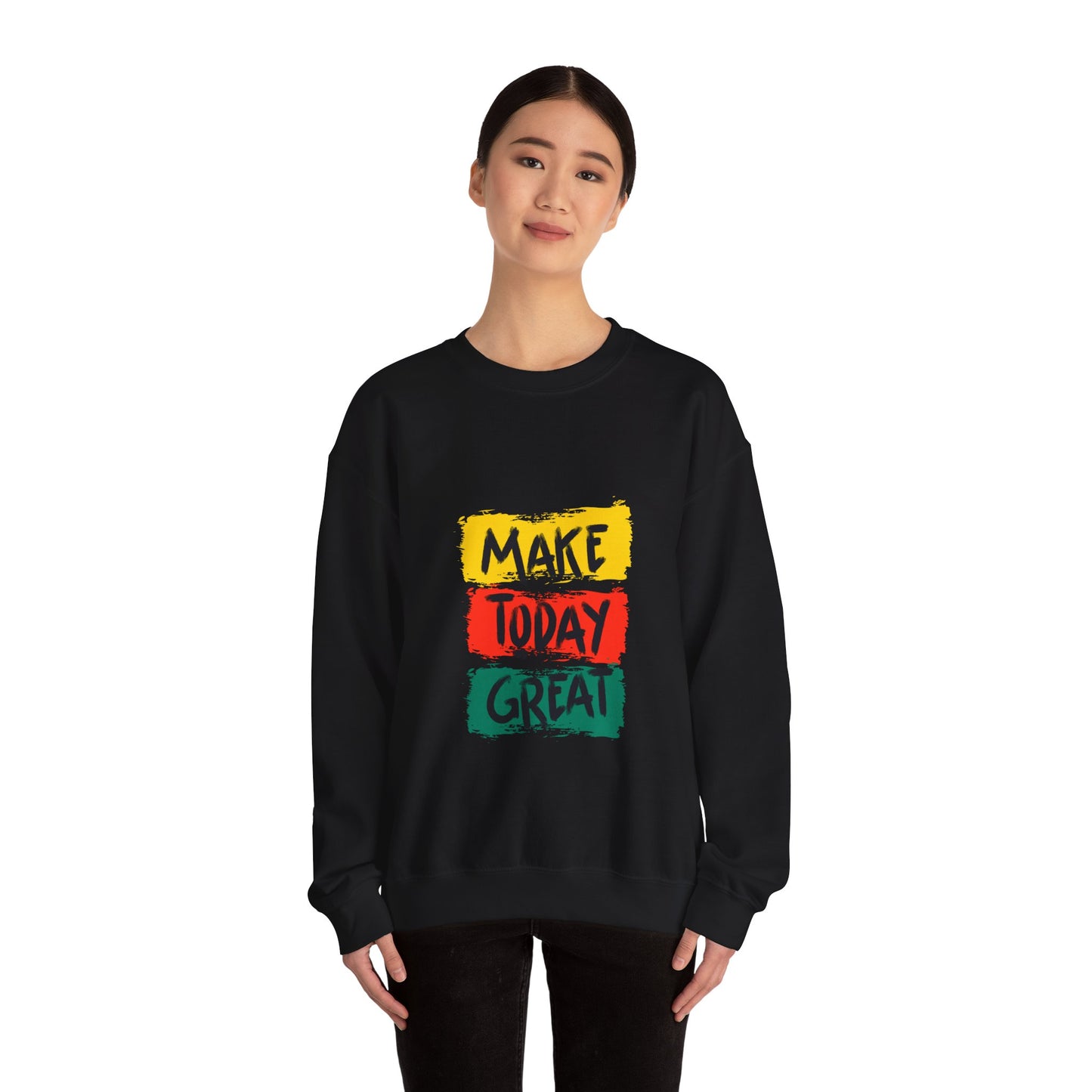 Make Today great Unisex Heavy Blend™ Crewneck Sweatshirt - ArtShirt Couture
