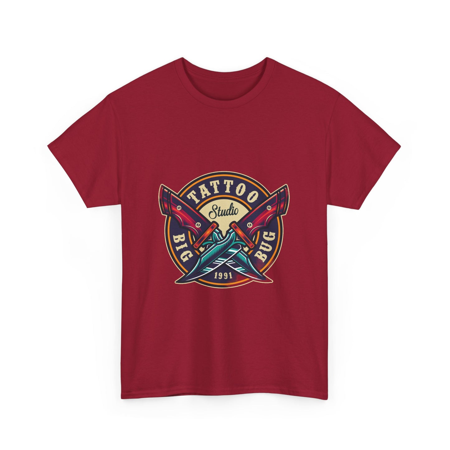 Tattoo Unisex Heavy Cotton Tee | Stylish Graphic T-Shirt for Tattoo Enthusiasts - ArtShirt Couture