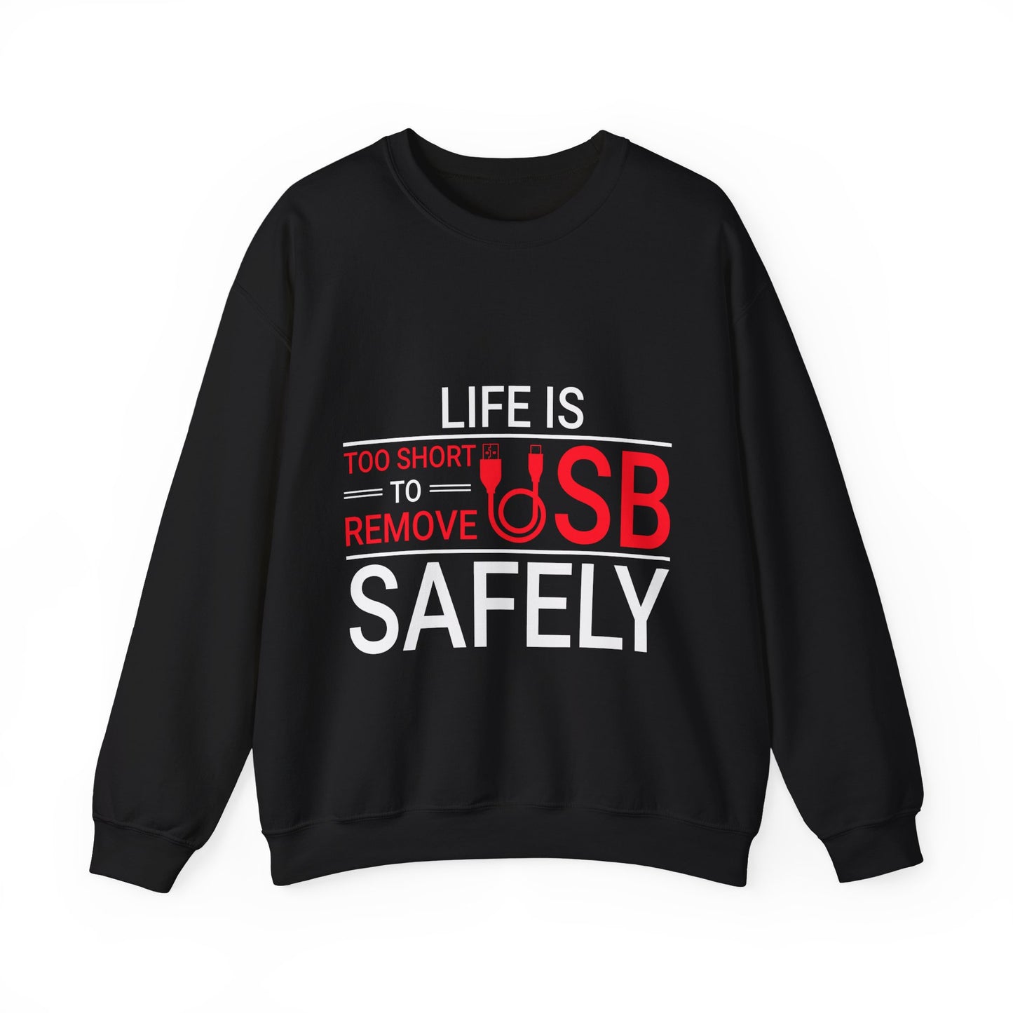 Life Is Too Short Unisex Heavy Blend™ Sweatshirt | Inspirational Graphic Sweatshirt - Artshirtcouture