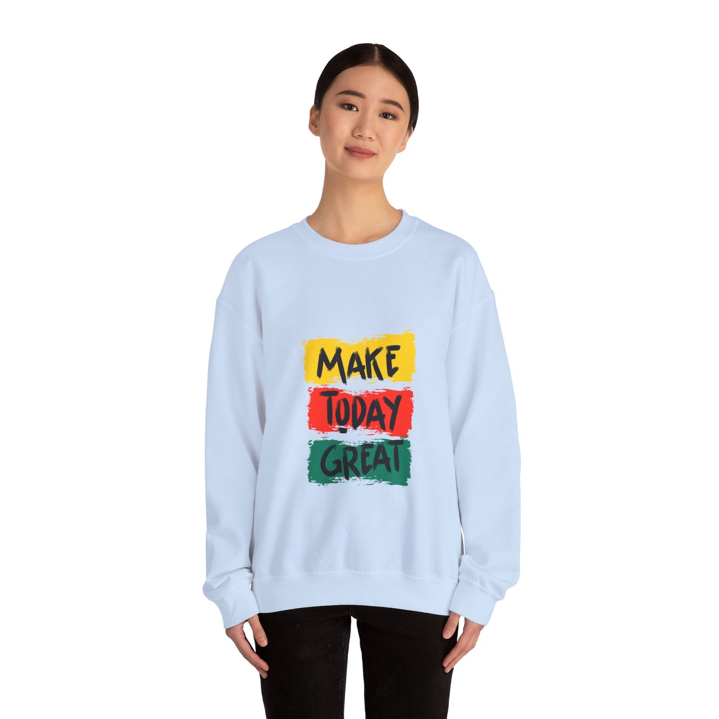 Make Today great Unisex Heavy Blend™ Crewneck Sweatshirt - ArtShirt Couture