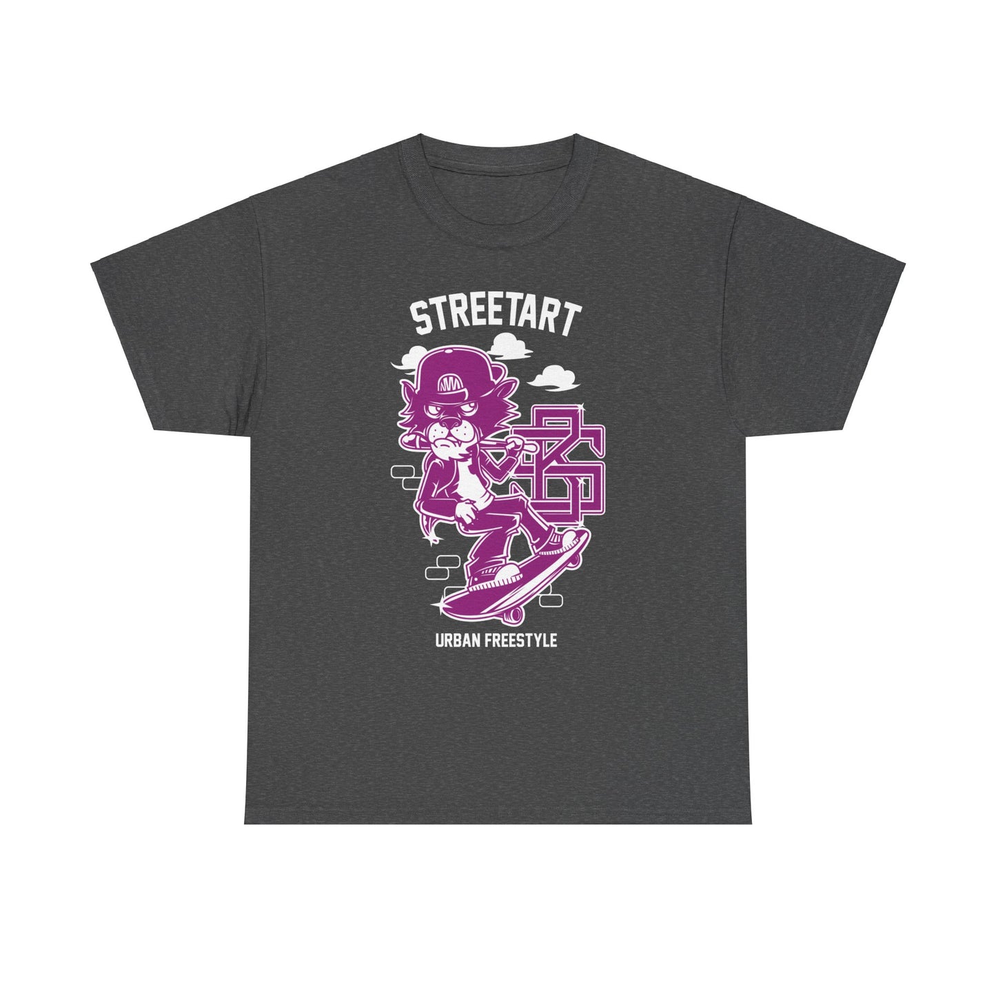 Streetart Urban Style Unisex Heavy Cotton Tee | Trendy Graphic T-Shirt for Urban Fashion Lovers - ArtShirt Couture