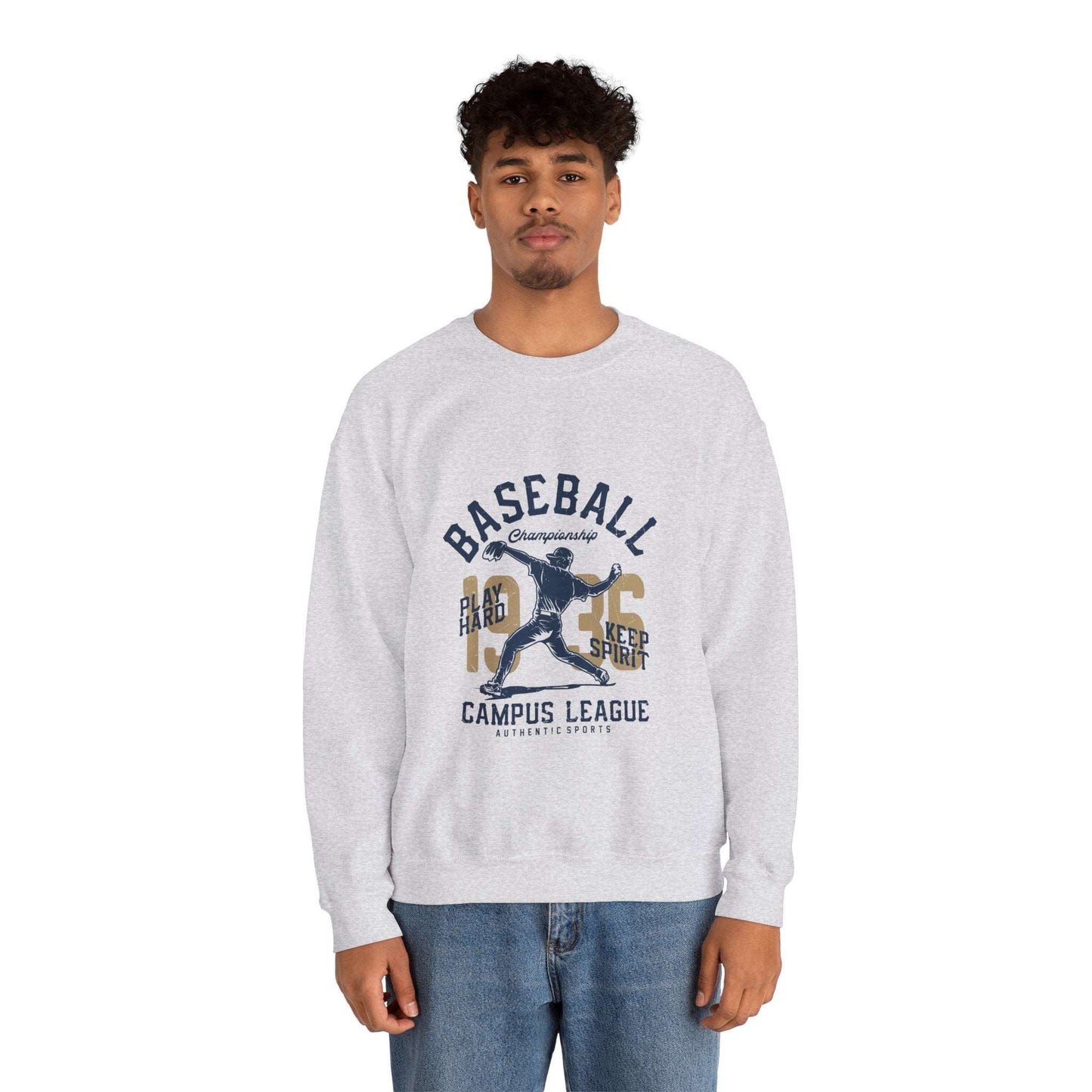 Baseball Unisex Heavy Blend™ Crewneck Sweatshirt - ArtShirt Couture