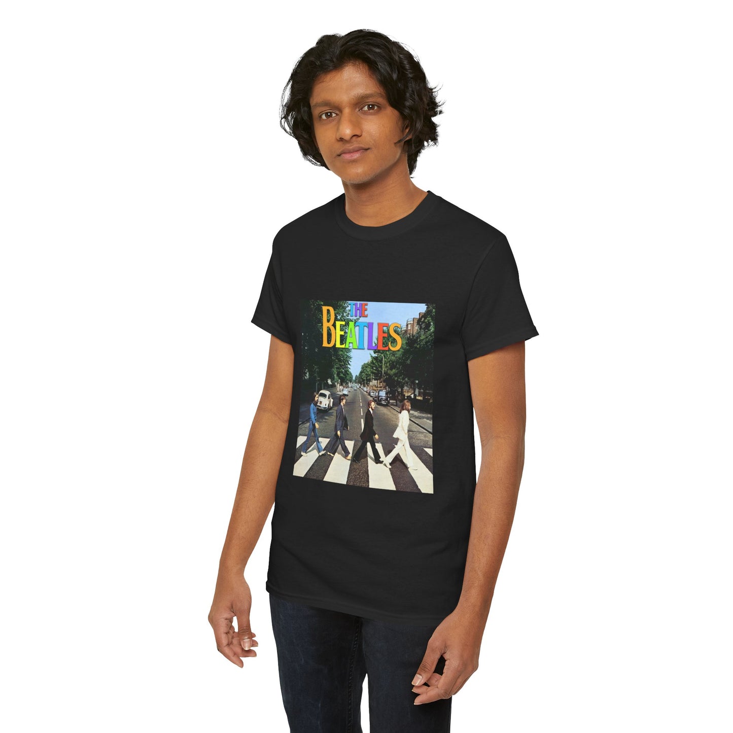 The Beatles Unisex Heavy Cotton Tee | Classic Graphic T-Shirt for Music Fans - ArtShirt Couture
