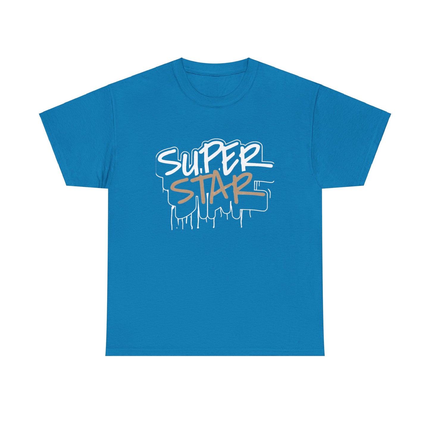 Super Stars Unisex Heavy Cotton Tee | Casual and Stylish T-Shirt for All Ages - ArtShirt Couture