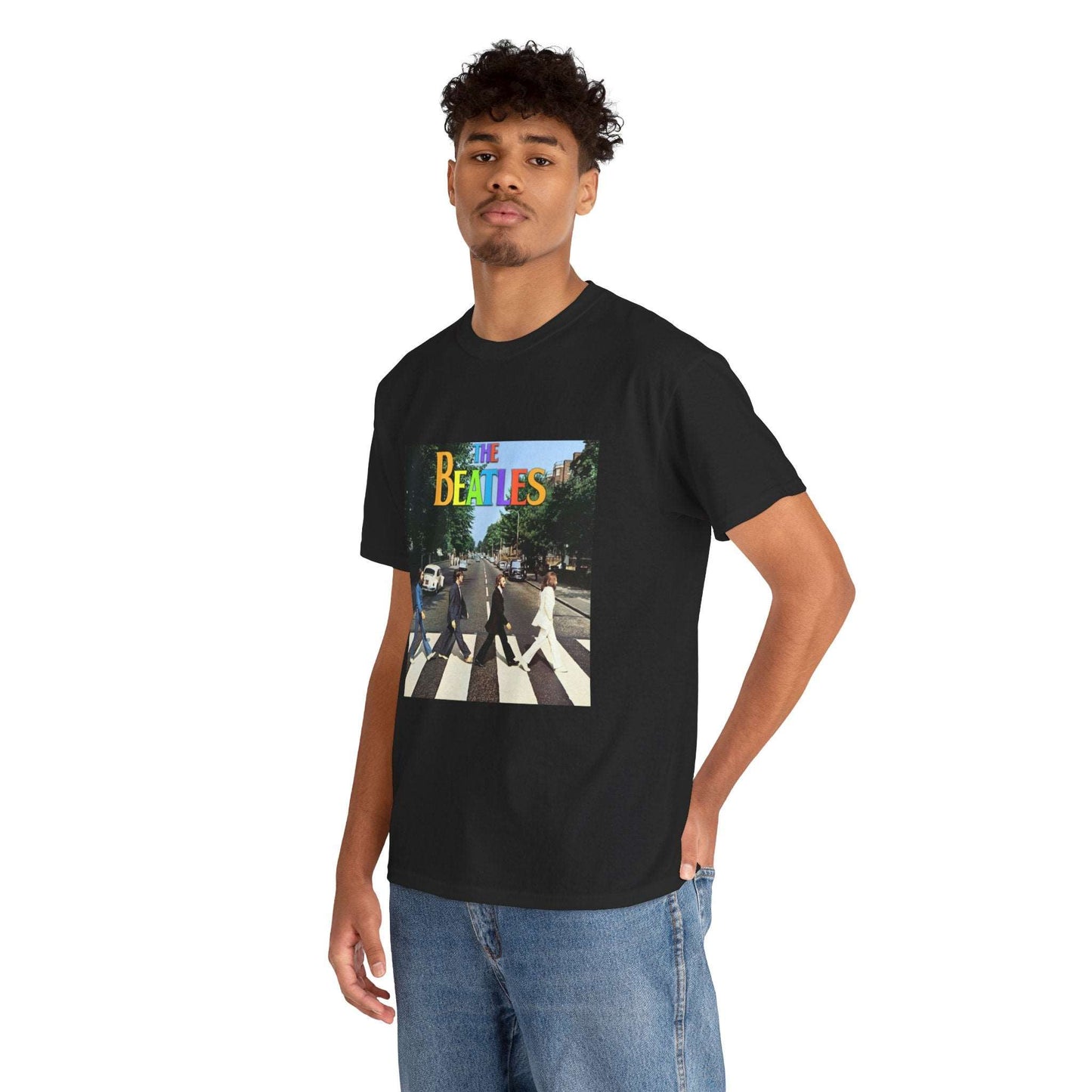 The Beatles Unisex Heavy Cotton Tee | Classic Graphic T-Shirt for Music Fans - ArtShirt Couture