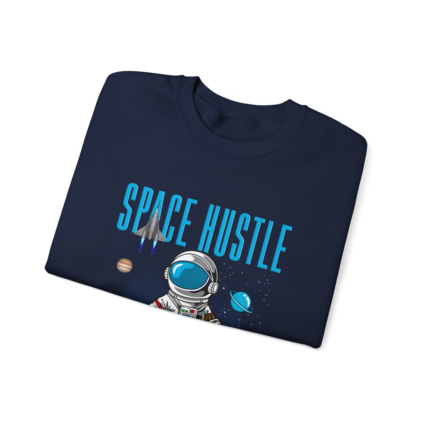 Skateboard Space Hustle Unisex Heavy Blend™ Sweatshirt | Trendy Graphic Sweatshirt for Skateboarding Enthusiasts - ArtShirt Couture