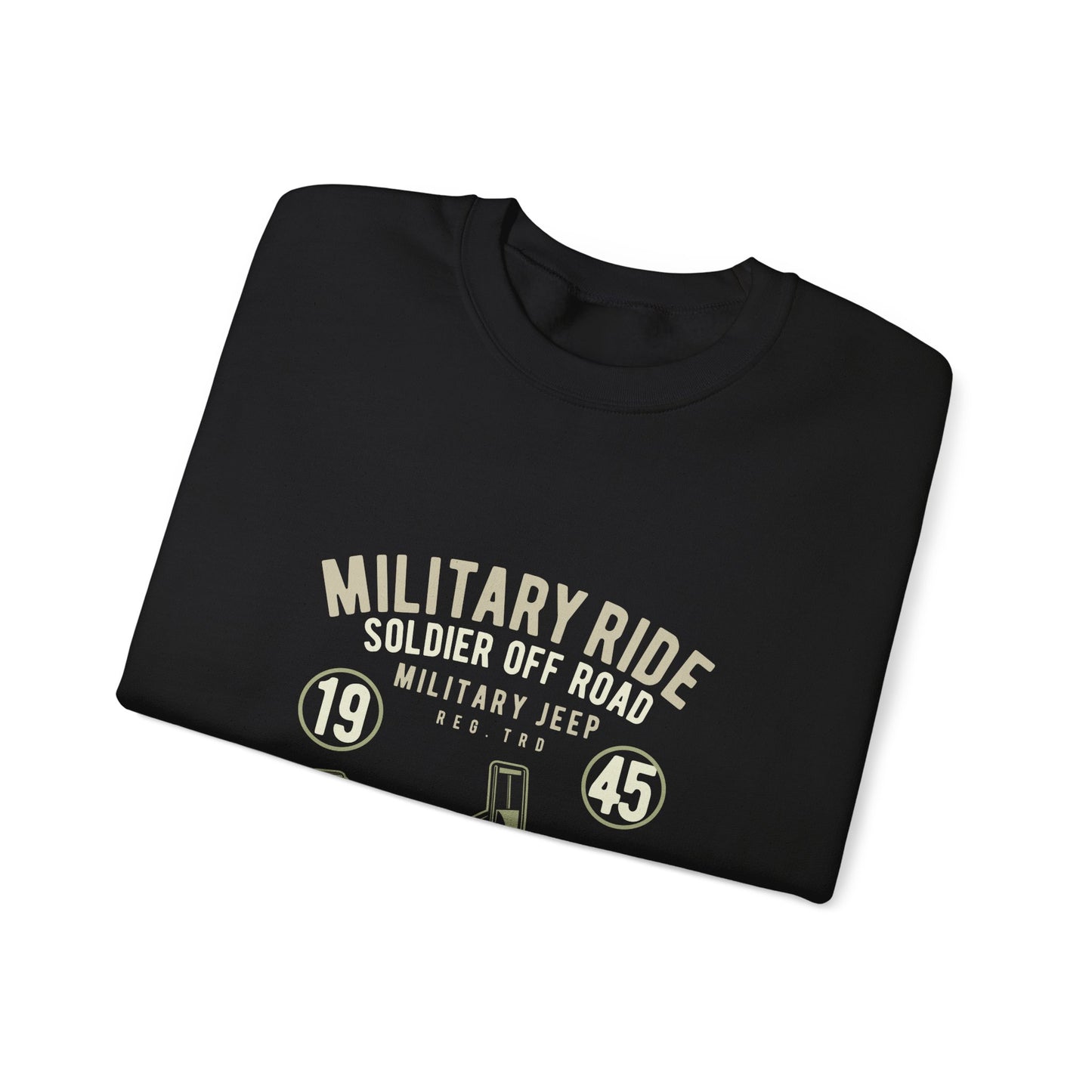 Military ride Unisex Heavy Blend™ Crewneck Sweatshirt - ArtShirt Couture