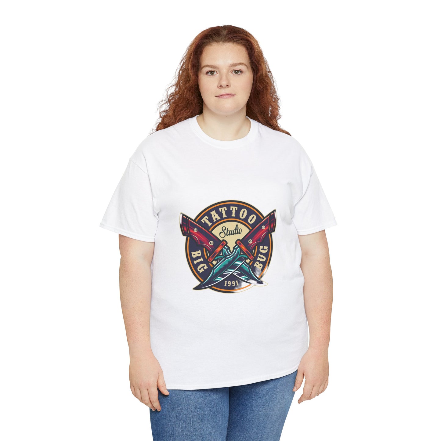 Tattoo Unisex Heavy Cotton Tee | Stylish Graphic T-Shirt for Tattoo Enthusiasts - ArtShirt Couture