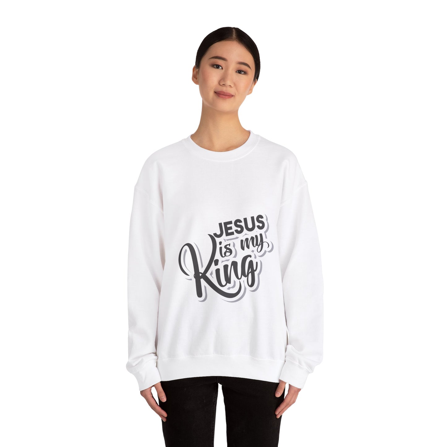Jesus is my king Unisex Heavy Blend™ Crewneck Sweatshirt - ArtShirt Couture