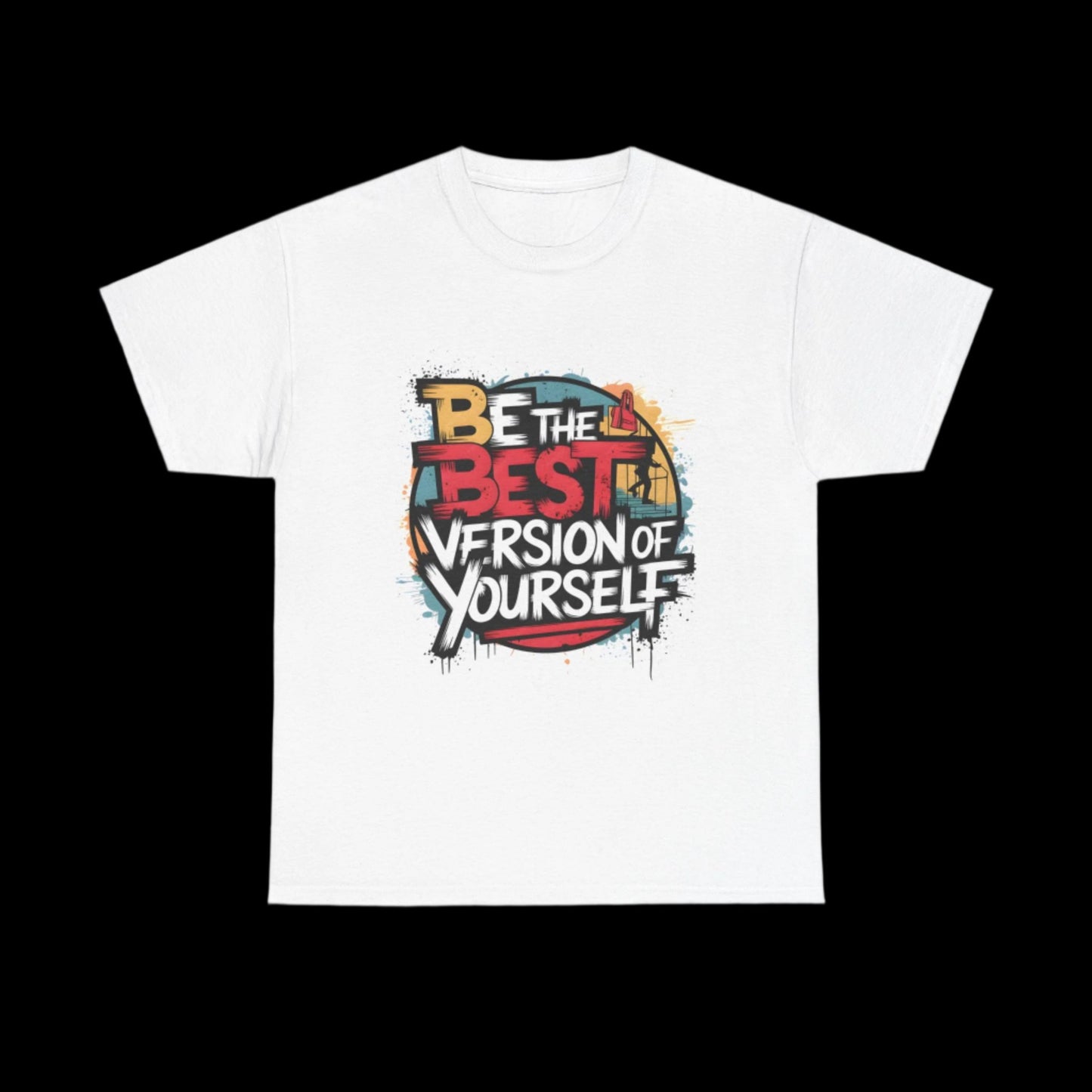Personal Growth Unisex Heavy Cotton Tee | Be the Best Version of Yourself Graphic T-Shirt - Artshirtcouture