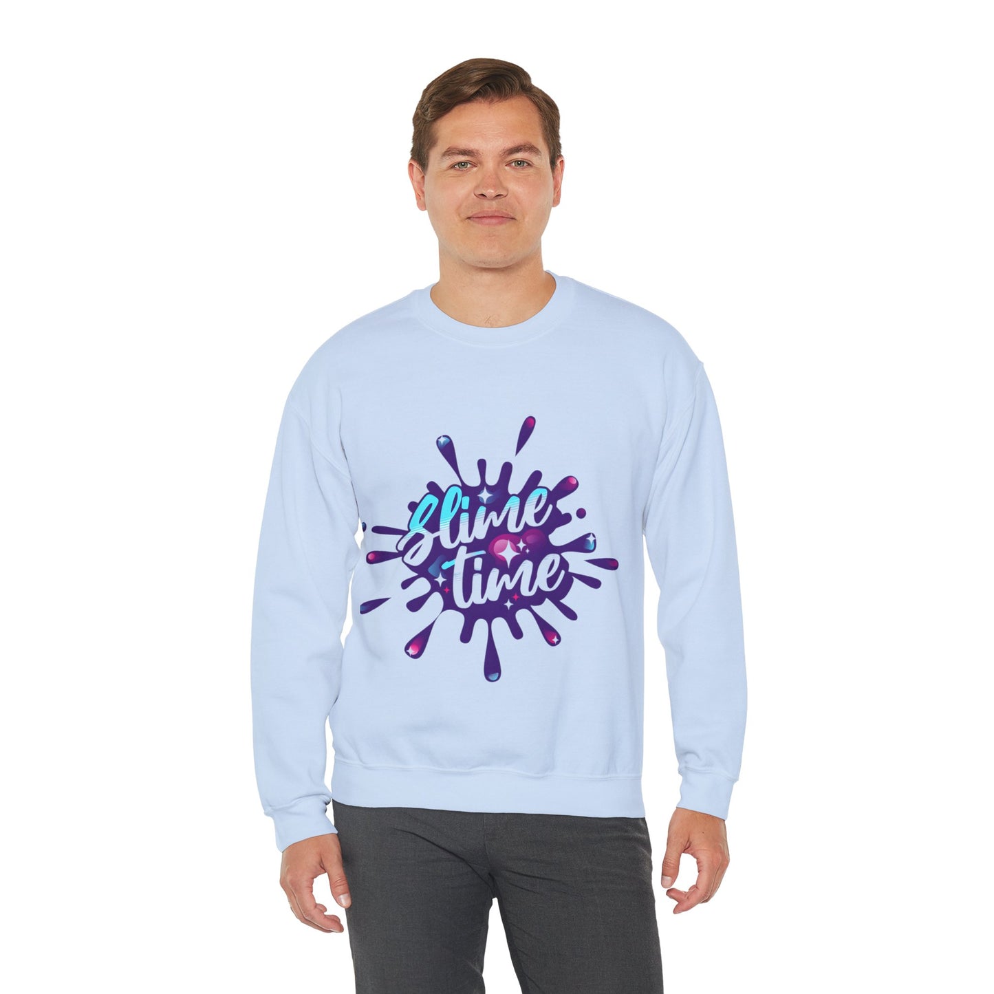 Slime Time Unisex Heavy Blend™ Sweatshirt | Fun Graphic Sweatshirt for Playful Style - ArtShirt Couture