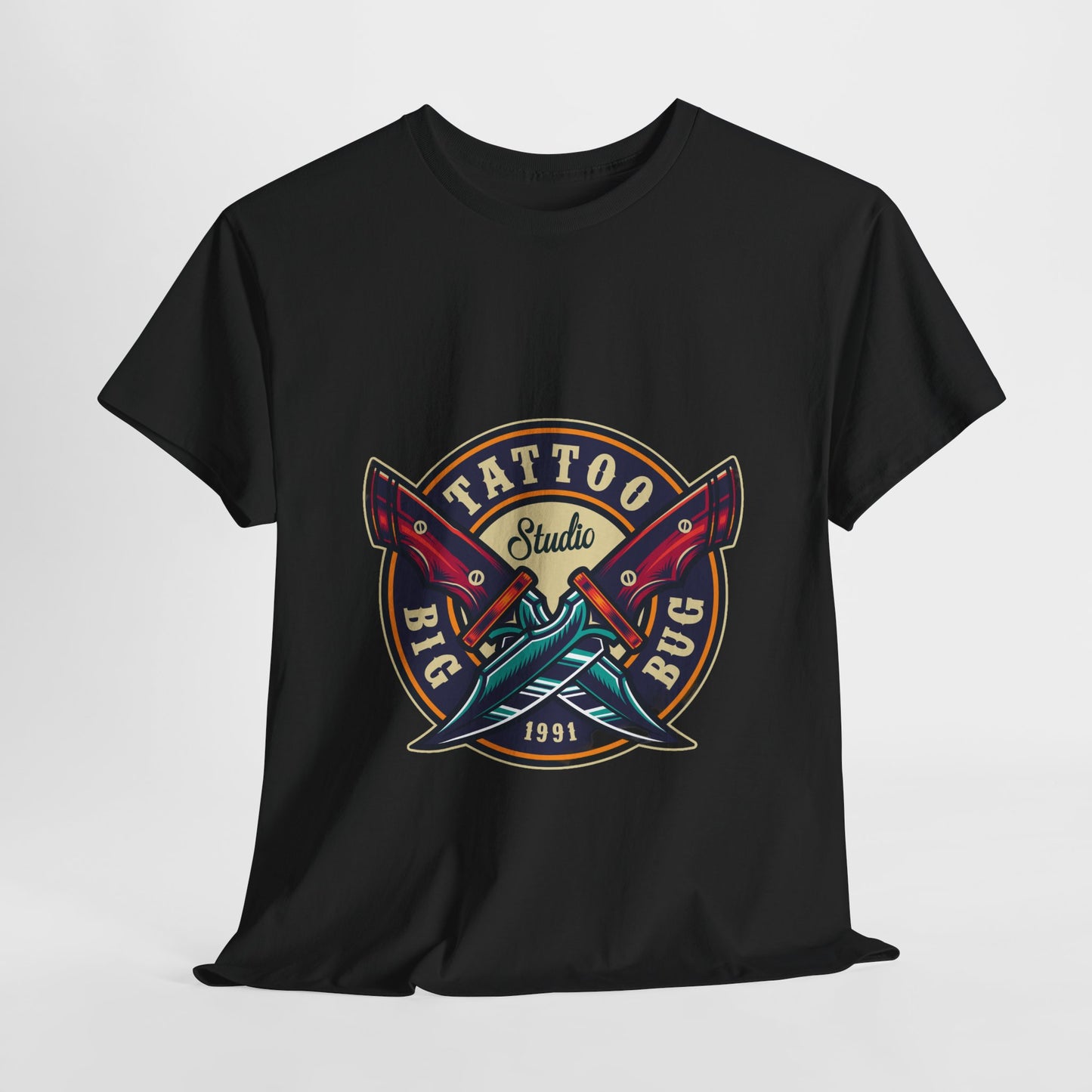 Tattoo Unisex Heavy Cotton Tee | Stylish Graphic T-Shirt for Tattoo Enthusiasts - ArtShirt Couture