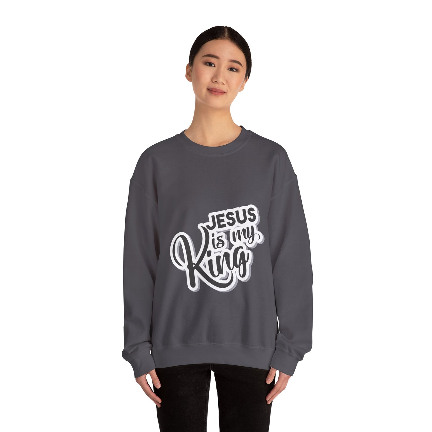 Jesus is my king Unisex Heavy Blend™ Crewneck Sweatshirt - ArtShirt Couture