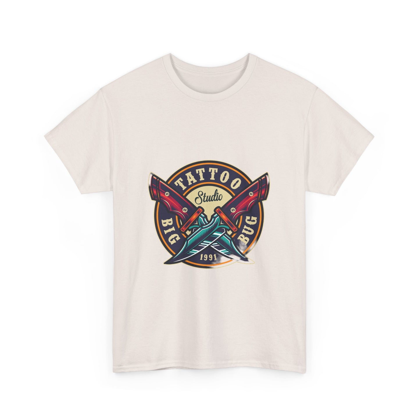 Tattoo Unisex Heavy Cotton Tee | Stylish Graphic T-Shirt for Tattoo Enthusiasts - ArtShirt Couture