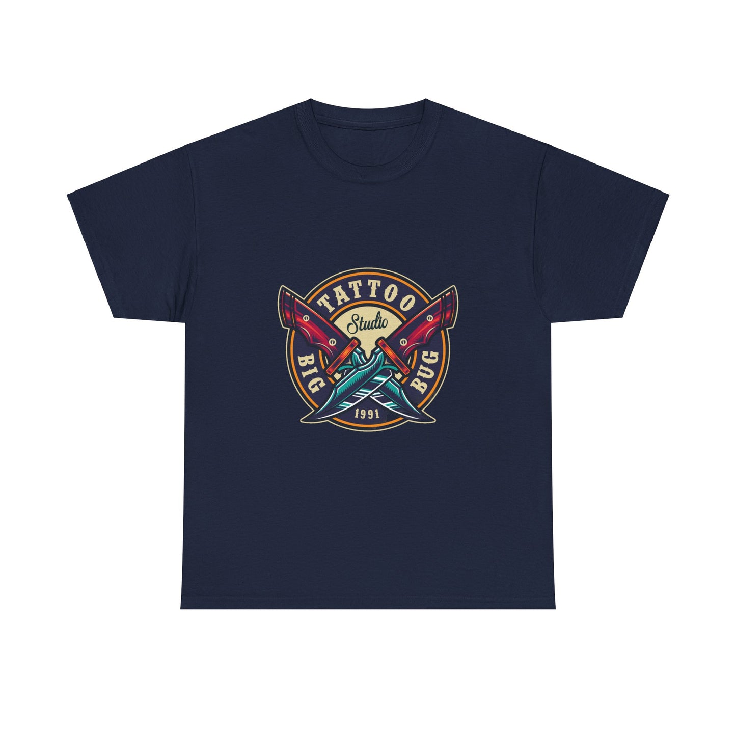Tattoo Unisex Heavy Cotton Tee | Stylish Graphic T-Shirt for Tattoo Enthusiasts - ArtShirt Couture