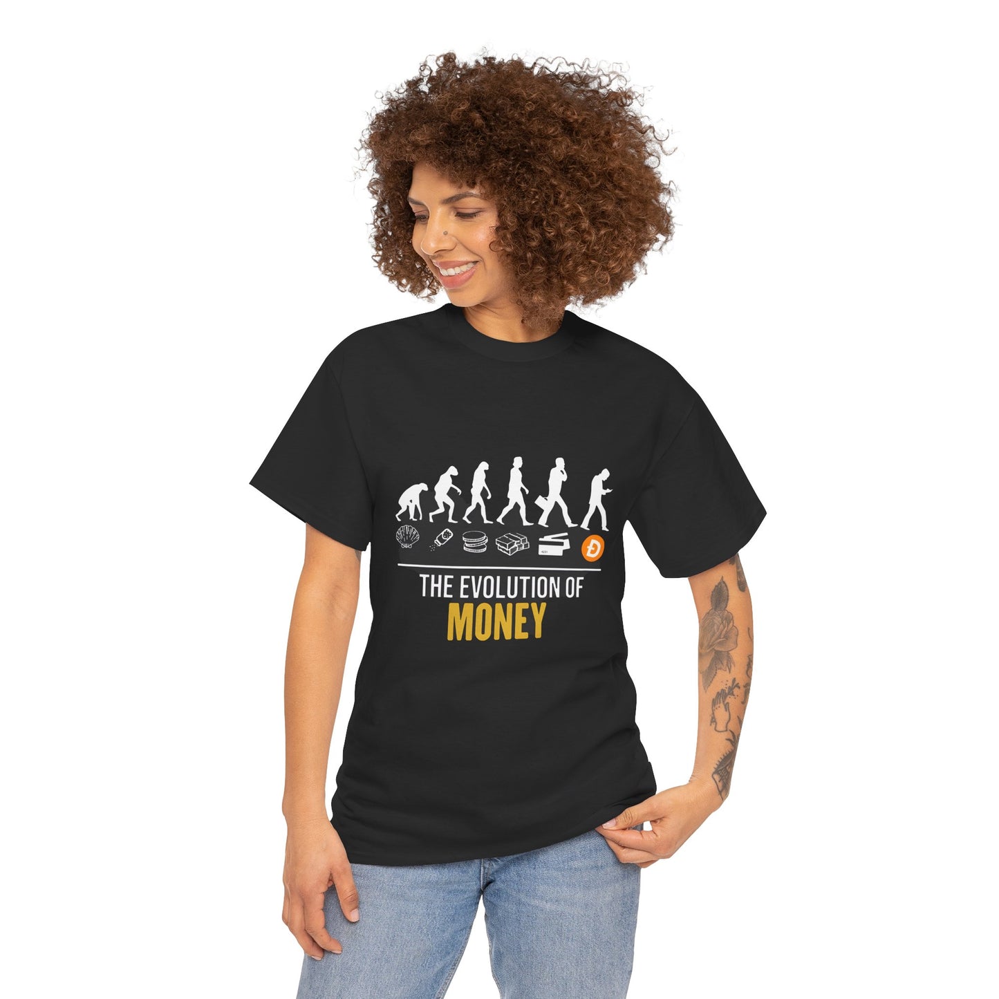 Cryptocurrency Evolution Unisex Tee - Bitcoin Shirt