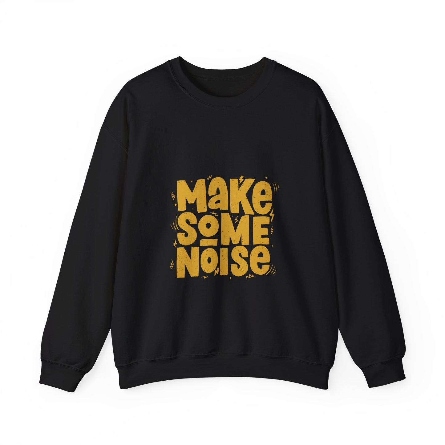 Make some noise Unisex Heavy Blend™ Crewneck Sweatshirt - ArtShirt Couture
