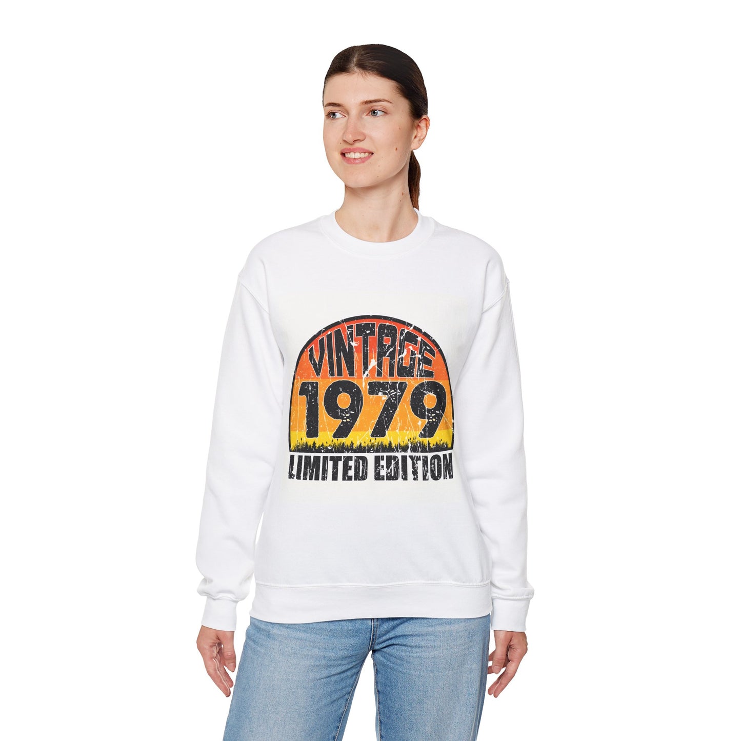 Vintage 1979 Unisex Heavy Blend™ Crewneck Sweatshirt | Retro Graphic Sweatshirt for Nostalgic Style - ArtShirt Couture