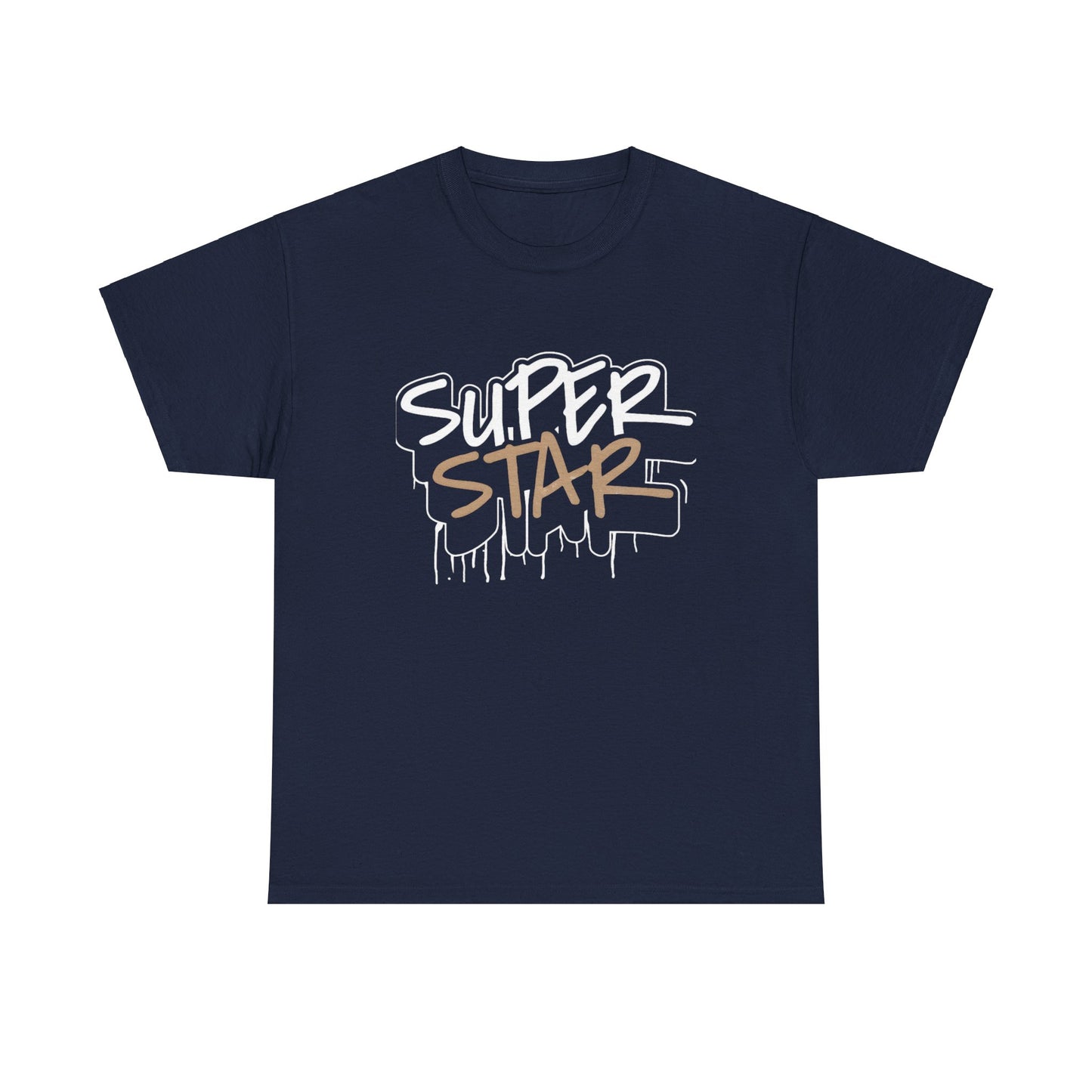Super Stars Unisex Heavy Cotton Tee | Casual and Stylish T-Shirt for All Ages - ArtShirt Couture