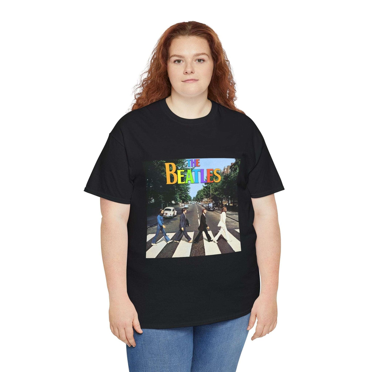 The Beatles Unisex Heavy Cotton Tee | Classic Graphic T-Shirt for Music Fans - ArtShirt Couture