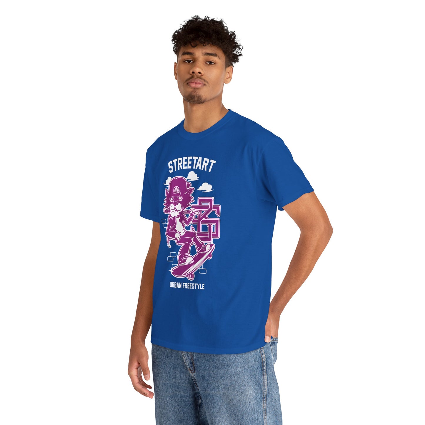 Streetart Urban Style Unisex Heavy Cotton Tee | Trendy Graphic T-Shirt for Urban Fashion Lovers - ArtShirt Couture