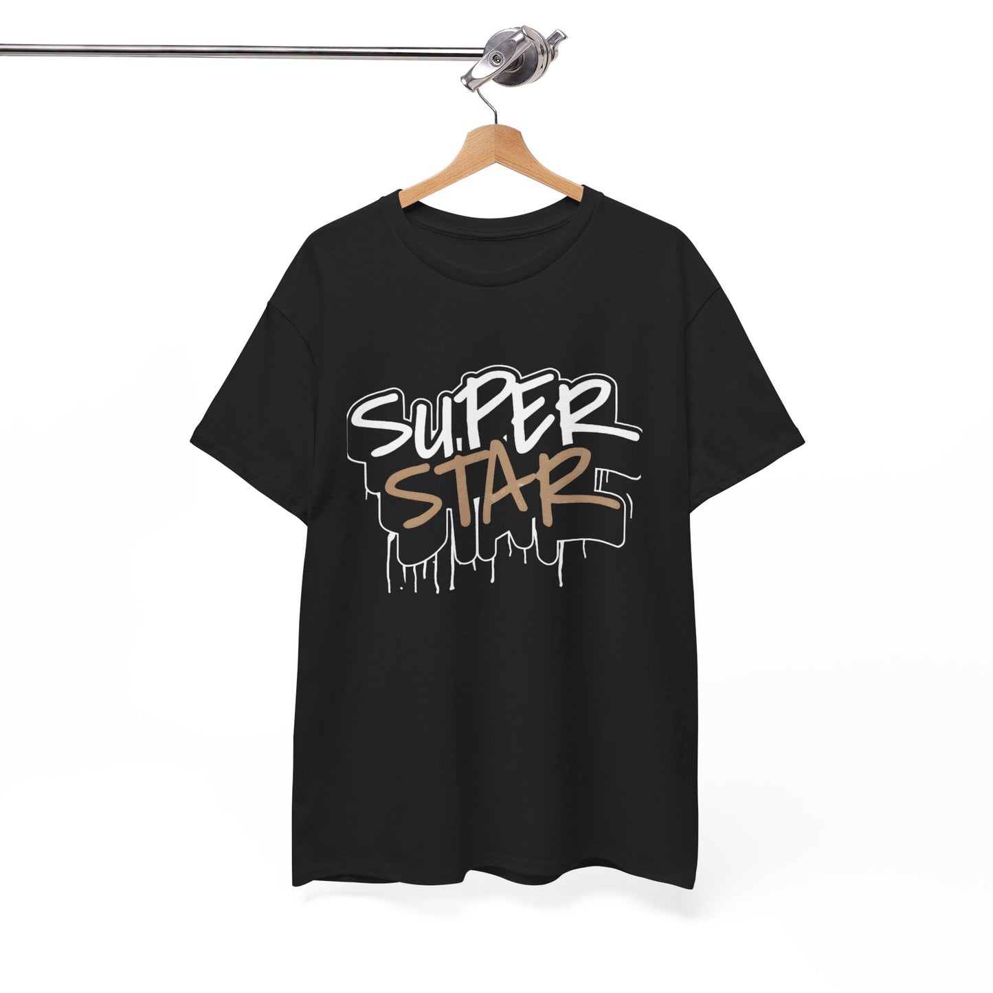 Super Stars Unisex Heavy Cotton Tee | Casual and Stylish T-Shirt for All Ages - ArtShirt Couture