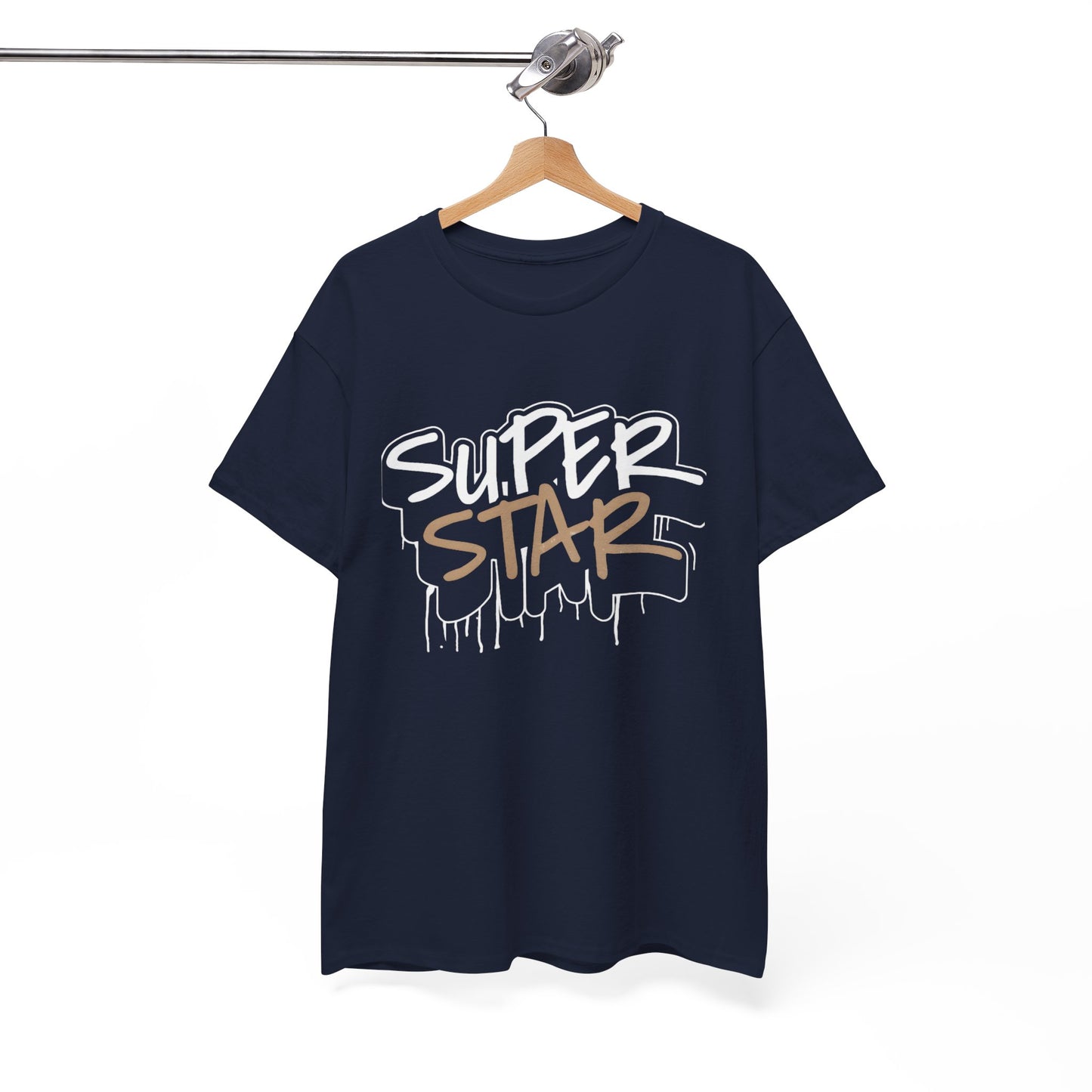 Super Stars Unisex Heavy Cotton Tee | Casual and Stylish T-Shirt for All Ages - ArtShirt Couture