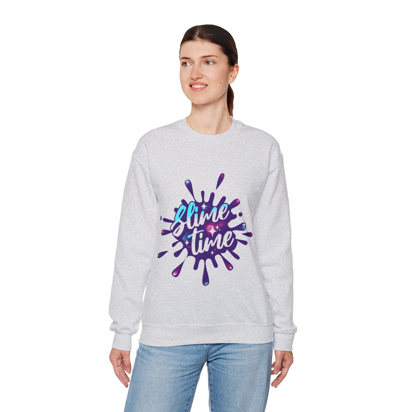 Slime Time Unisex Heavy Blend™ Sweatshirt | Fun Graphic Sweatshirt for Playful Style - ArtShirt Couture