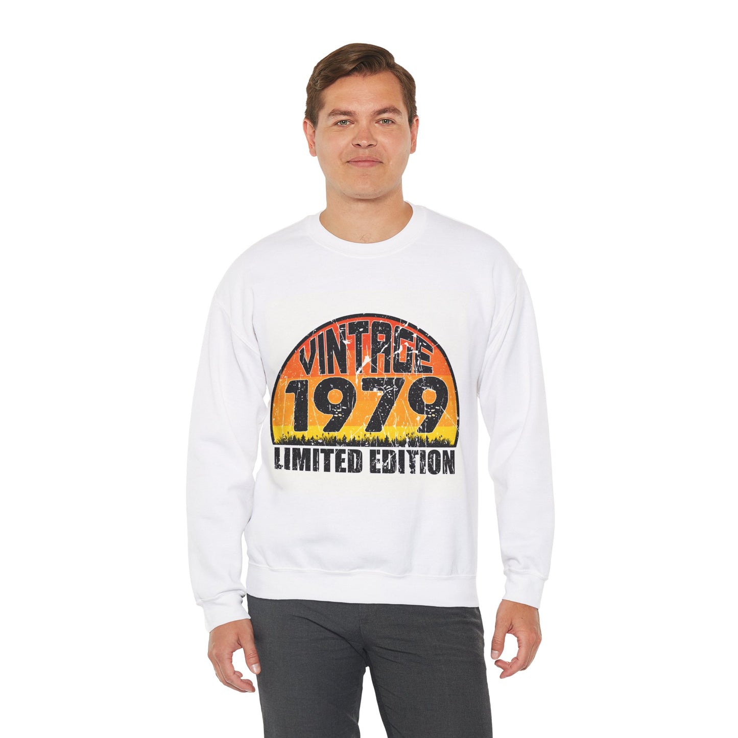 Vintage 1979 Unisex Heavy Blend™ Crewneck Sweatshirt | Retro Graphic Sweatshirt for Nostalgic Style - ArtShirt Couture