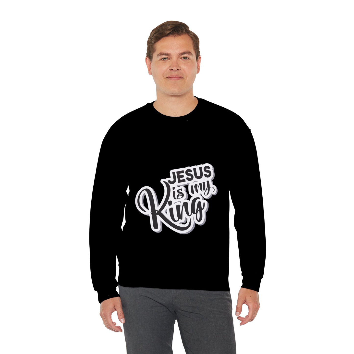 Jesus is my king Unisex Heavy Blend™ Crewneck Sweatshirt - ArtShirt Couture