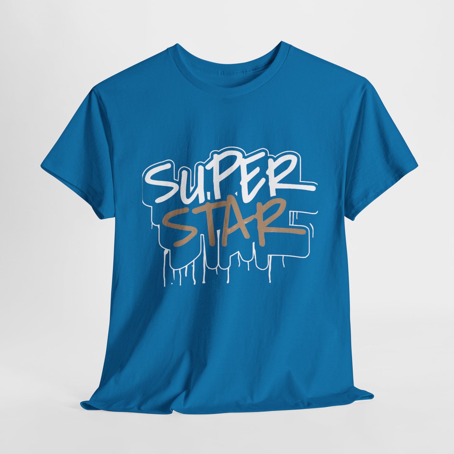 Super Stars Unisex Heavy Cotton Tee | Casual and Stylish T-Shirt for All Ages - ArtShirt Couture