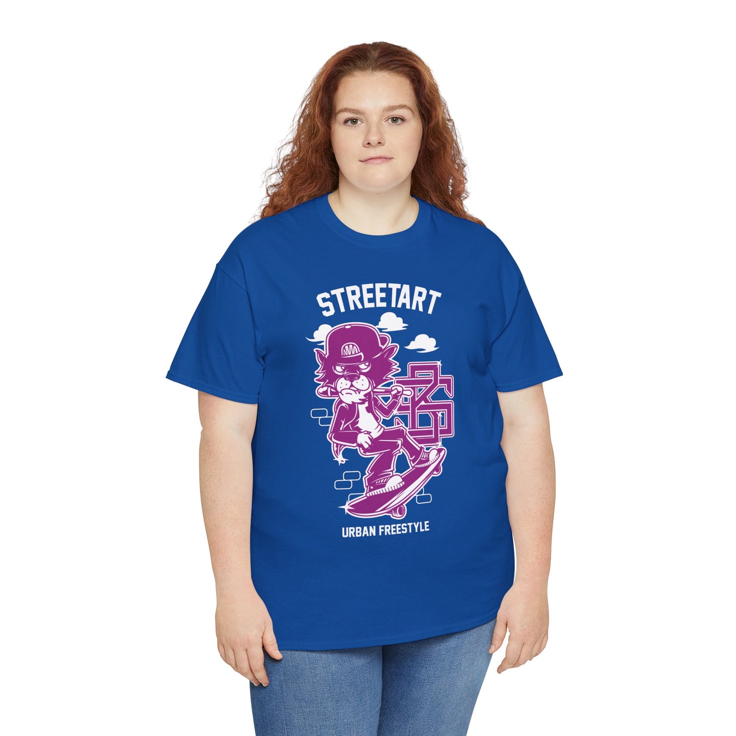 Streetart Urban Style Unisex Heavy Cotton Tee | Trendy Graphic T-Shirt for Urban Fashion Lovers - ArtShirt Couture