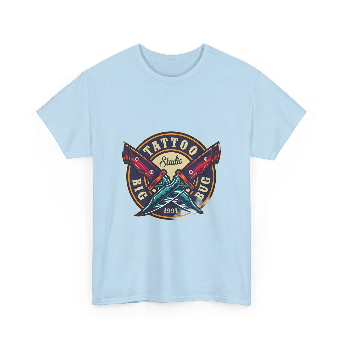 Tattoo Unisex Heavy Cotton Tee | Stylish Graphic T-Shirt for Tattoo Enthusiasts - ArtShirt Couture