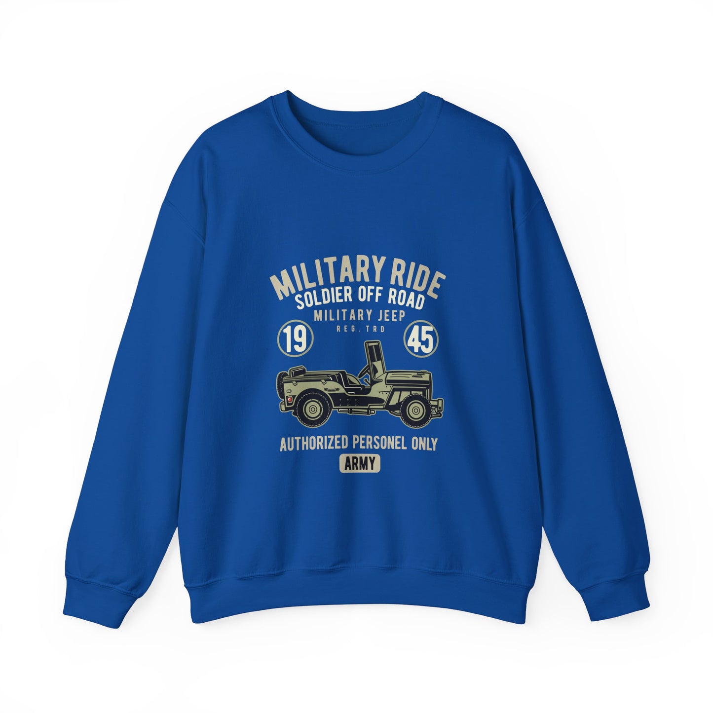 Military ride Unisex Heavy Blend™ Crewneck Sweatshirt - ArtShirt Couture