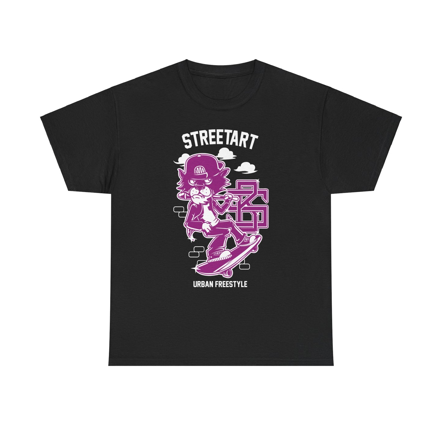 Streetart Urban Style Unisex Heavy Cotton Tee | Trendy Graphic T-Shirt for Urban Fashion Lovers - ArtShirt Couture