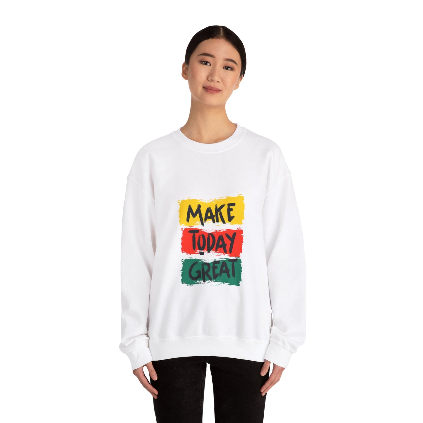 Make Today great Unisex Heavy Blend™ Crewneck Sweatshirt - ArtShirt Couture
