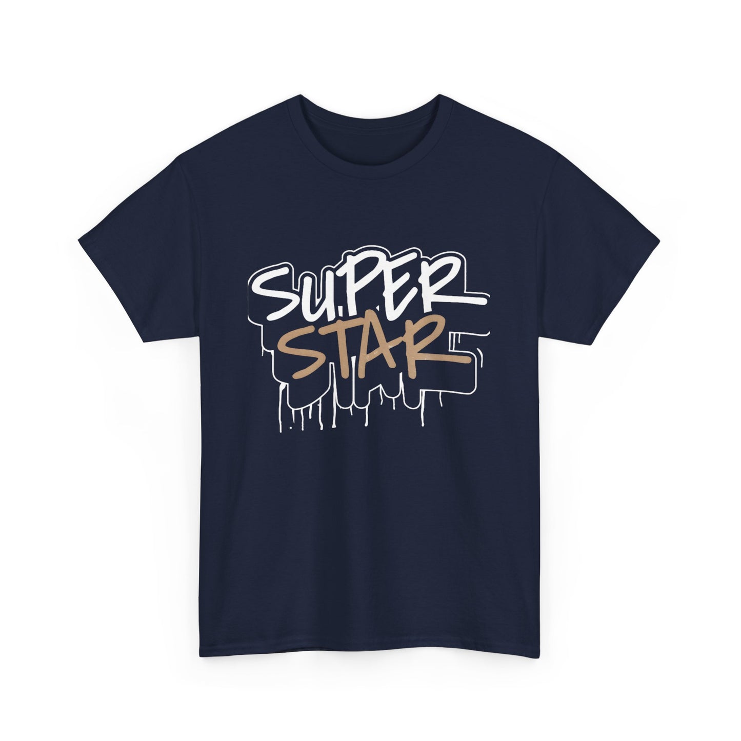 Super Stars Unisex Heavy Cotton Tee | Casual and Stylish T-Shirt for All Ages - ArtShirt Couture