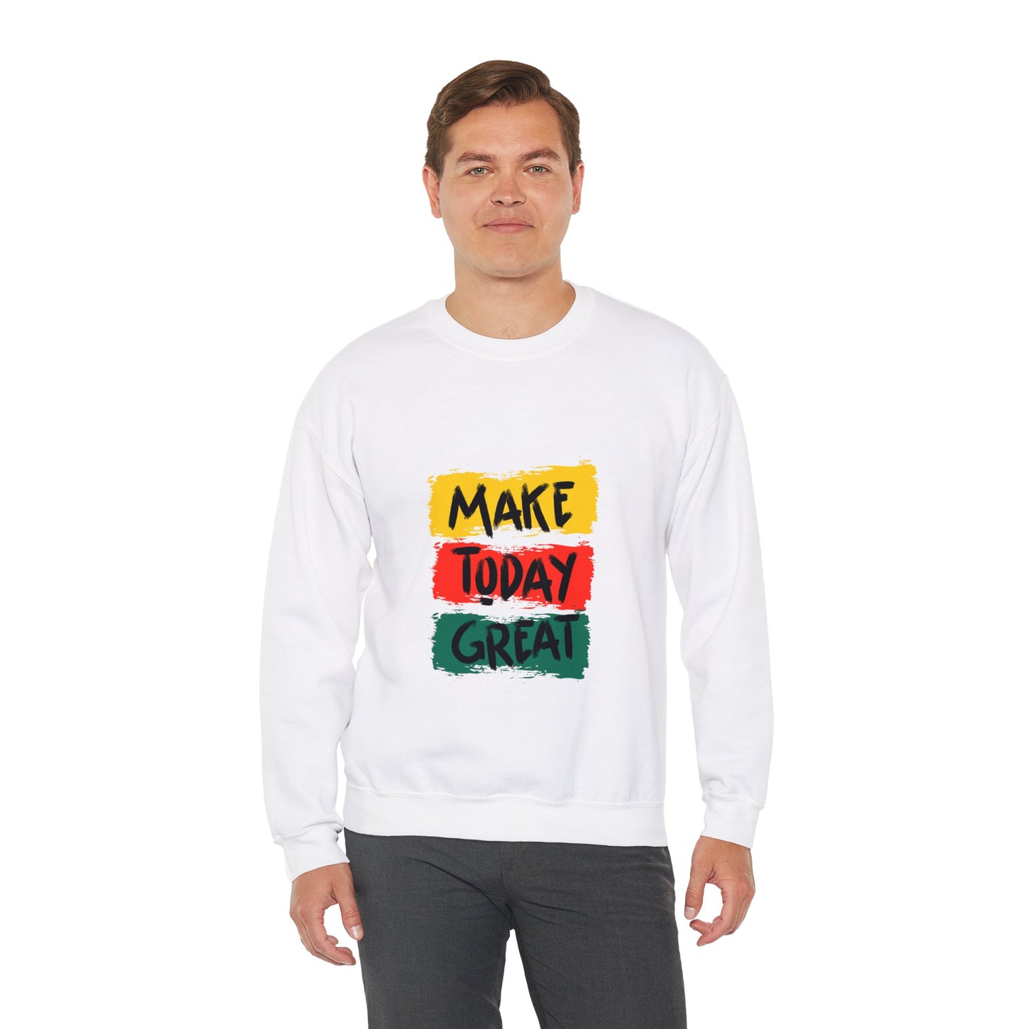 Make Today great Unisex Heavy Blend™ Crewneck Sweatshirt - ArtShirt Couture