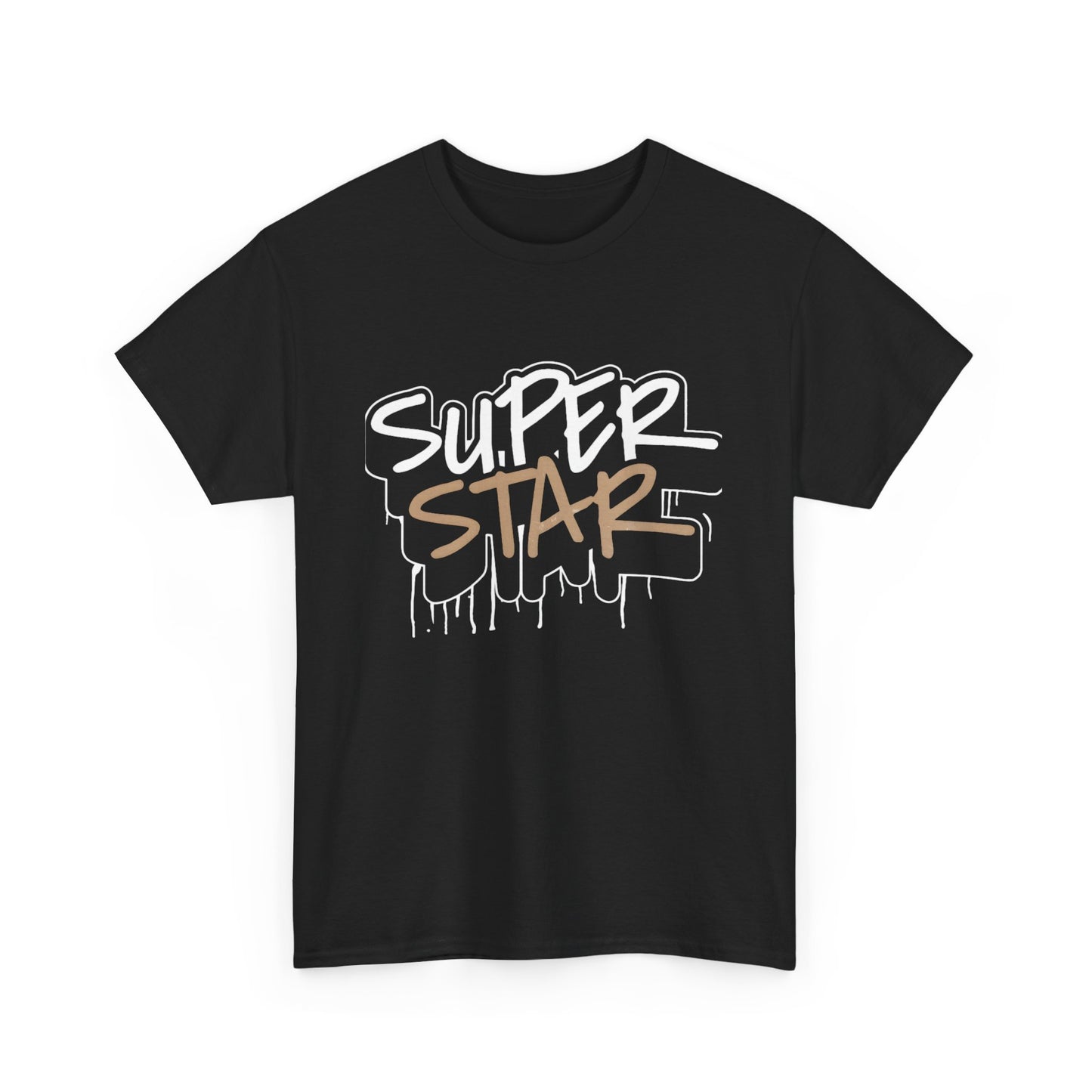 Super Stars Unisex Heavy Cotton Tee | Casual and Stylish T-Shirt for All Ages - ArtShirt Couture