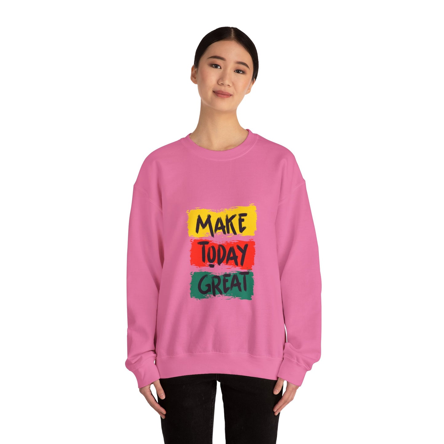 Make Today great Unisex Heavy Blend™ Crewneck Sweatshirt - ArtShirt Couture