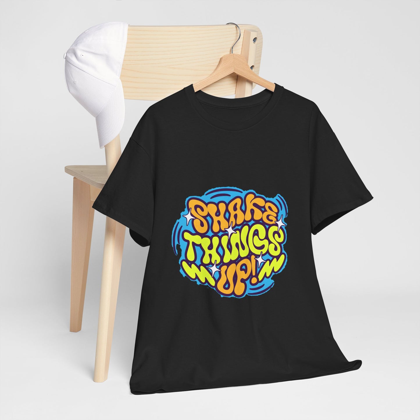 Shake Things Up Unisex Heavy Cotton Tee | Fun and Playful Graphic T-Shirt - ArtShirt Couture
