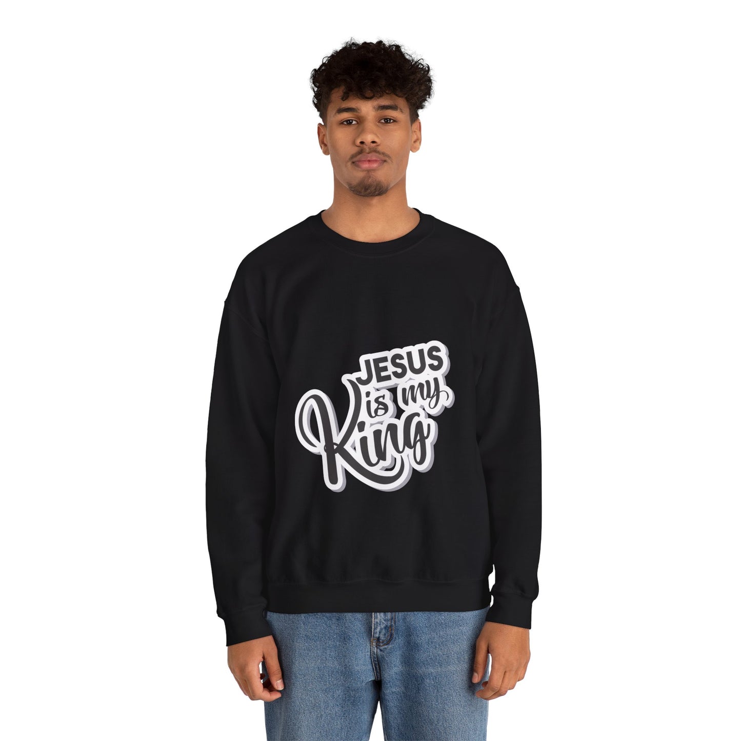 Jesus is my king Unisex Heavy Blend™ Crewneck Sweatshirt - ArtShirt Couture