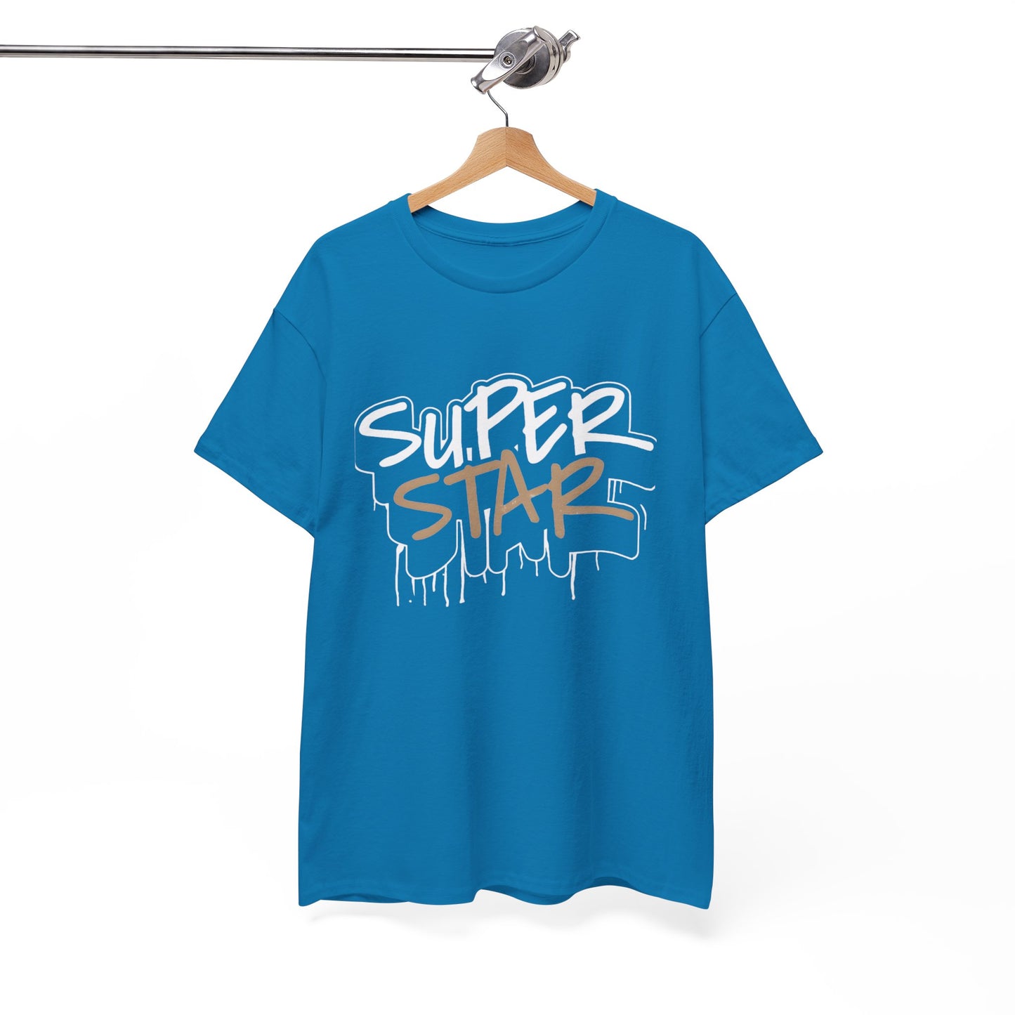 Super Stars Unisex Heavy Cotton Tee | Casual and Stylish T-Shirt for All Ages - ArtShirt Couture