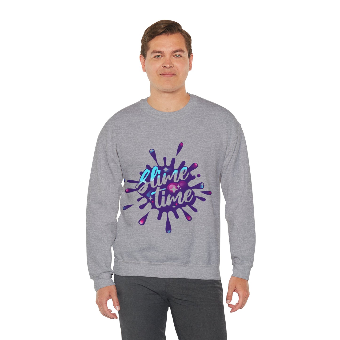 Slime Time Unisex Heavy Blend™ Sweatshirt | Fun Graphic Sweatshirt for Playful Style - ArtShirt Couture