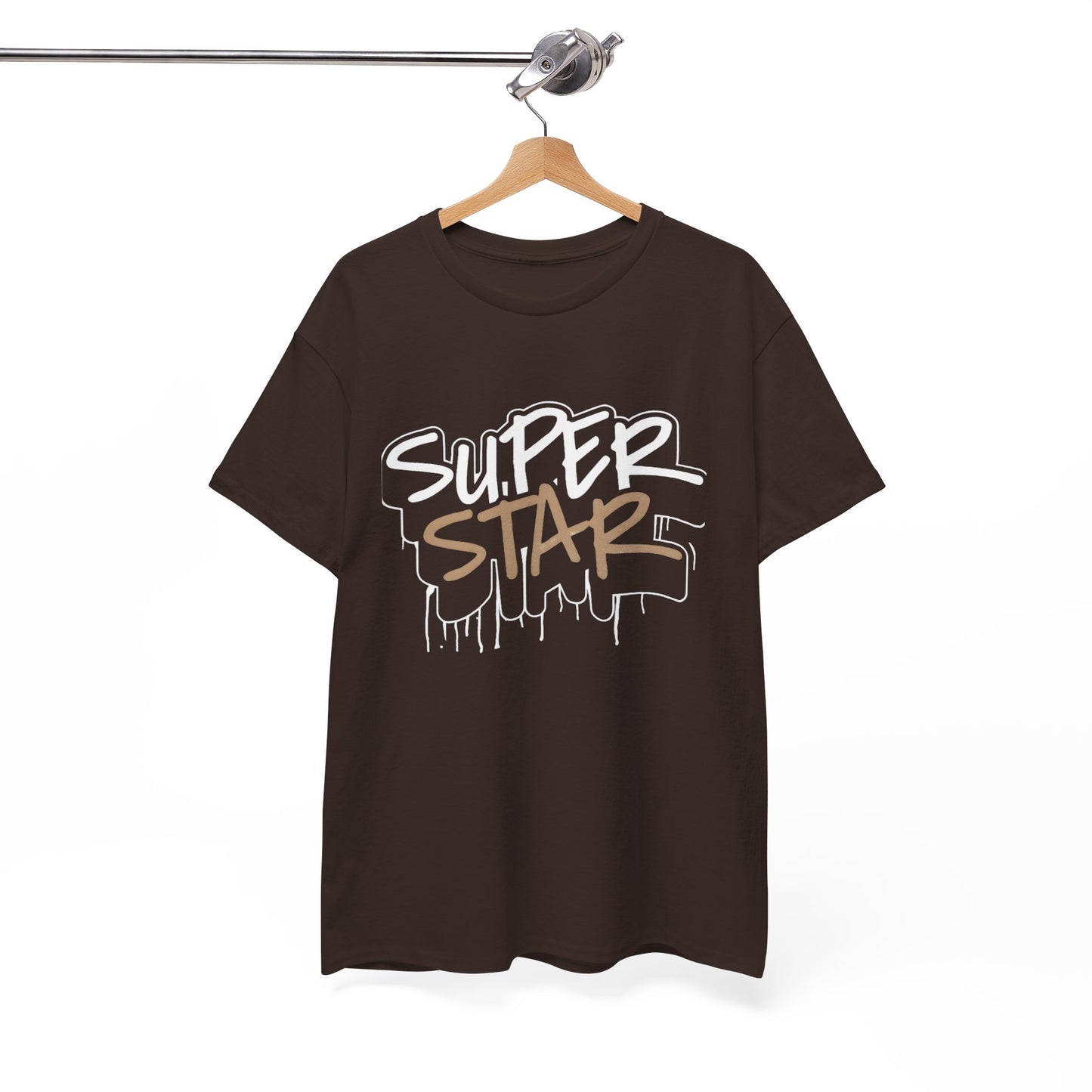 Super Stars Unisex Heavy Cotton Tee | Casual and Stylish T-Shirt for All Ages - ArtShirt Couture